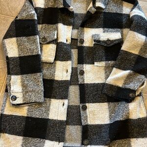 Eclipse Black and Gray Plaid Jacket